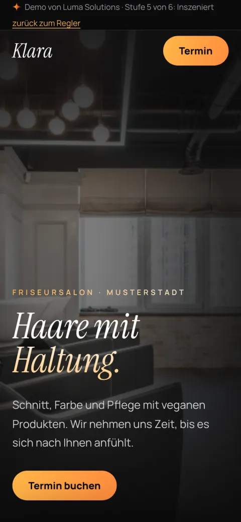 Dieselbe Demo am Handy